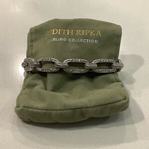 Judith Ripka Silver Link Bracelet